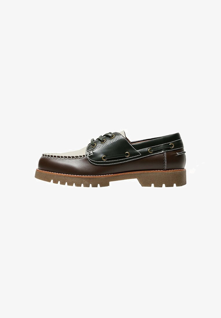 Bershka THREE-TONE MOC TOE - Bootschoenen - zwart