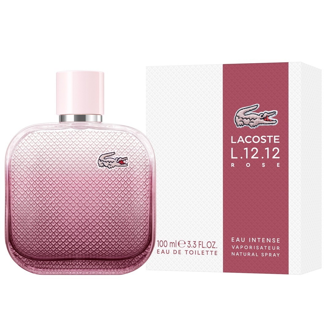 Lacoste Eau de Toilette L.12.12 Rose Eau Intense - 100 ml