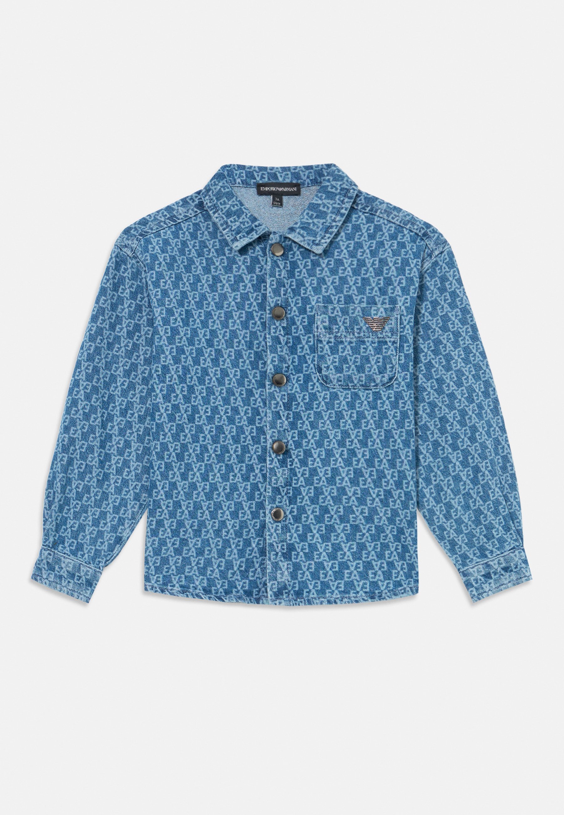 Emporio Armani OVERHEMD UNISEX - Blouse met knoopsluiting - middenblauwe denim