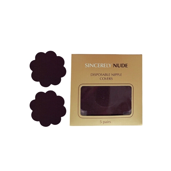 Sincerely Nude Petal Capezzoli Covers- Ebony
