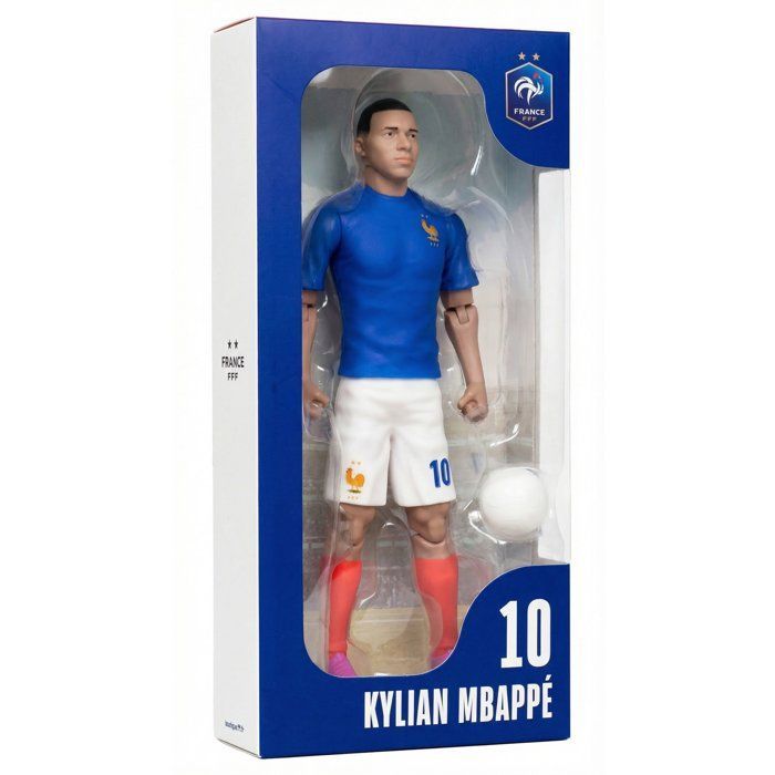 Figura articulada - Seleção Francesa - MEGABLEU - Mbappé número 10 - 20 cm