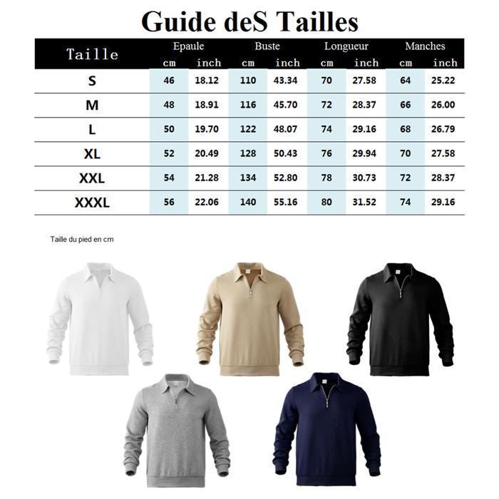 Men's Half-Zip Sweatshirt, Autumn/Winter, Men's Pullover, Lapel Collar, Casual, Warm, Lightweight, Solid Color, Regular Fit – Light Gray