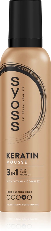 Syoss Keratin Mousse pena za lase s keratinom