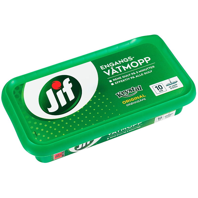 Jif wegwerpmoppen (10 stuks) Jif Crystal