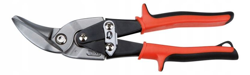Nożyce do blachy 240 mm, odgięte prawe NEO 31-063