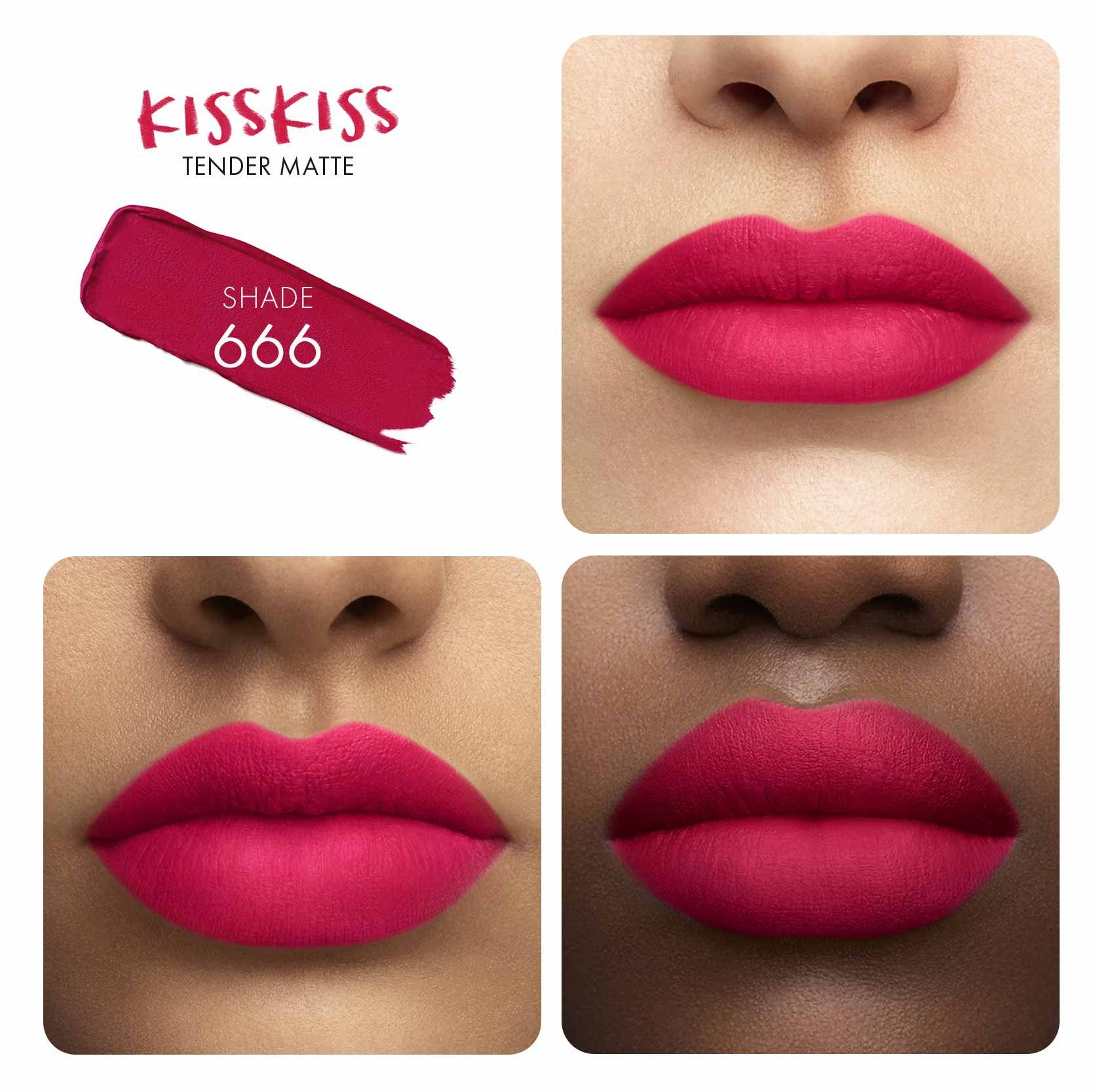 KissKiss Tender Matte Barra de Labios Mate Luminosa Comfort 16h Barras de labios lujo