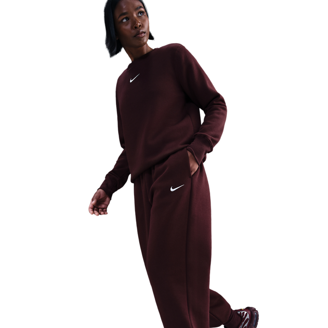 Nike Sportswear Phoenix -korkeavyötäröiset alaosat
