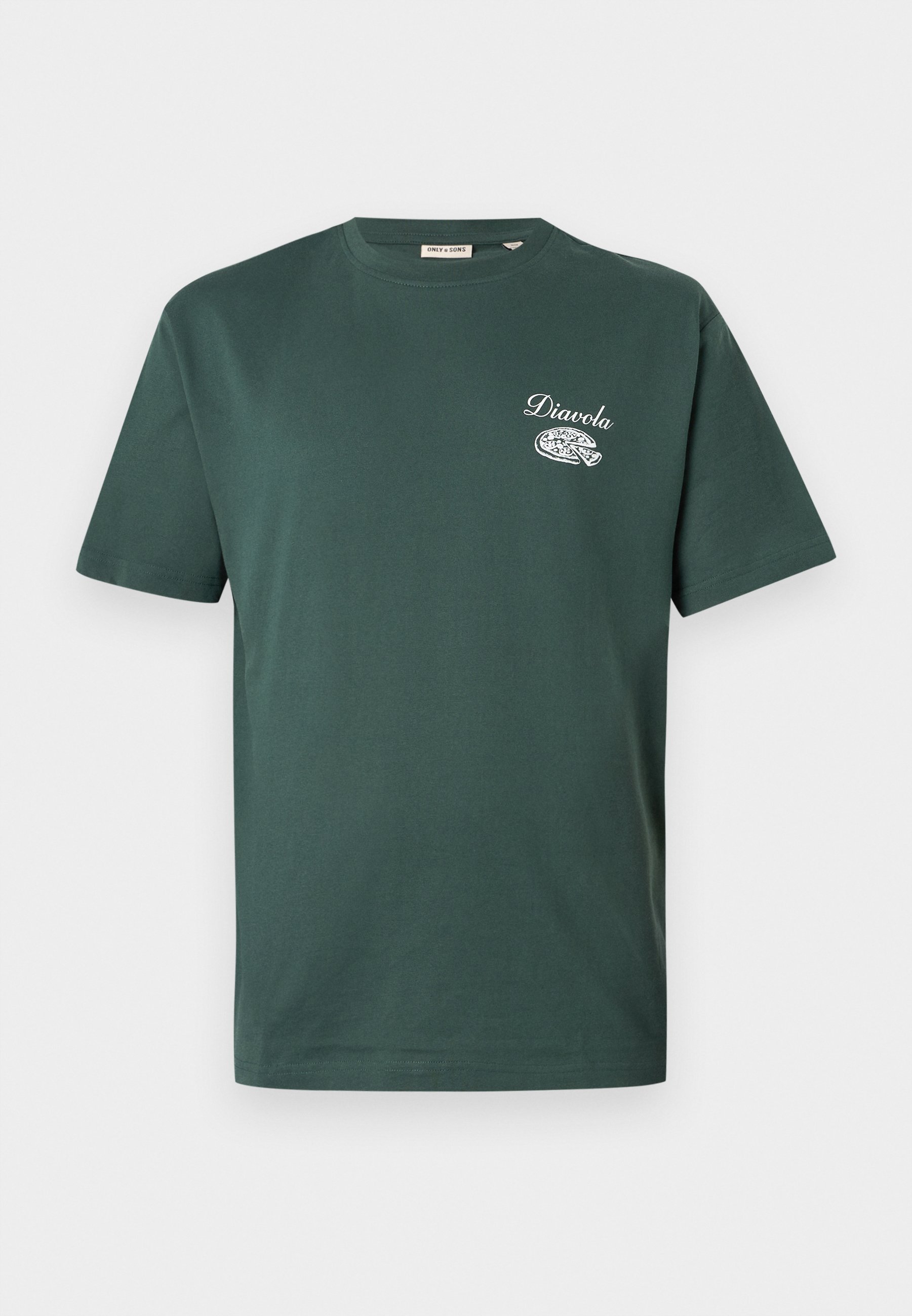 Only & Sons ONSFRED OSTERIA T-shirt - T-shirt met print - donkerste spar