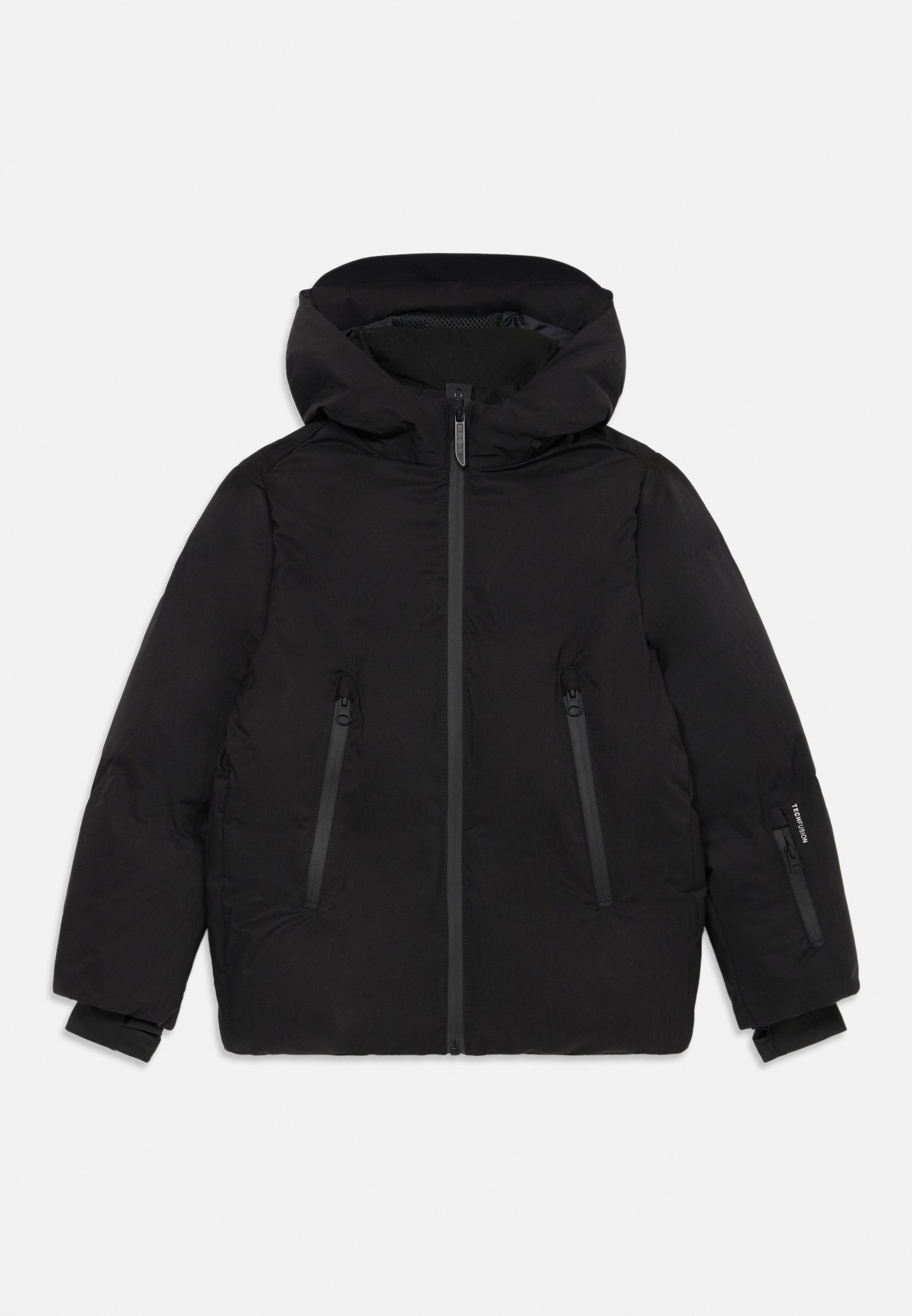 Kurtka zimowa Jack & Jones Junior JCOFUSION PUFFER JACKET - czarna