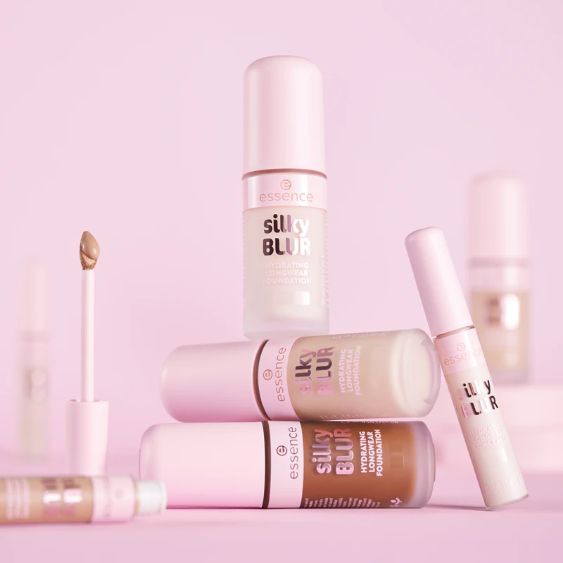 essência sedosa BLUR base hidratante de cobertura natural matificante