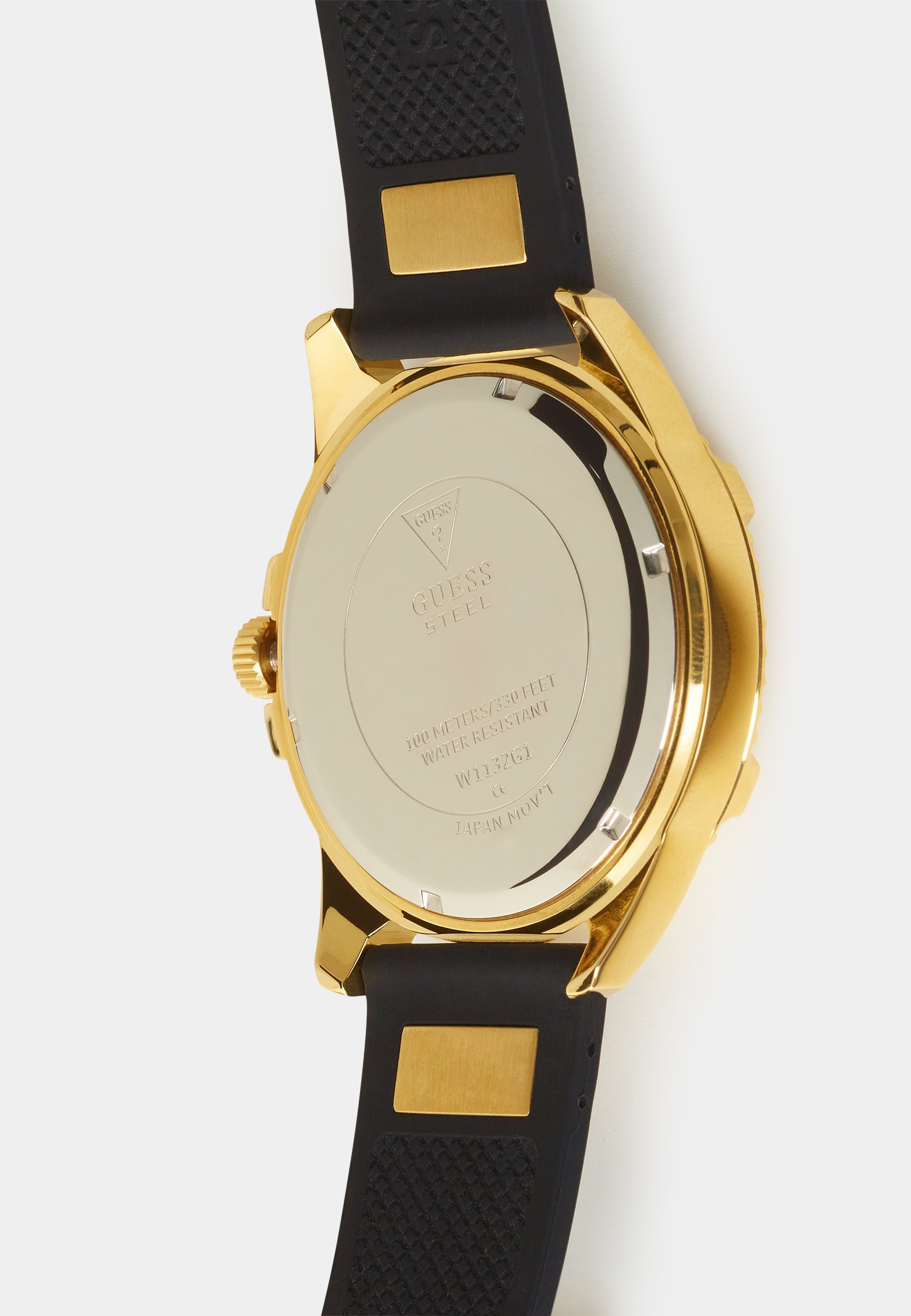 Guess GS FRONTIER - Montre chronographe - noir/doré