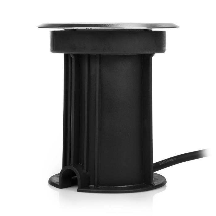 Round recessed LED outdoor spotlight - Smartwares - Black - 3W - 230 lm - Energy class A+