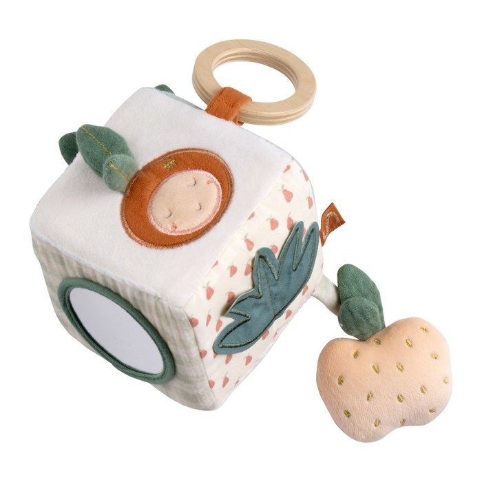 Cubo de actividades de terciopelo para bebés - BOTÁNICA