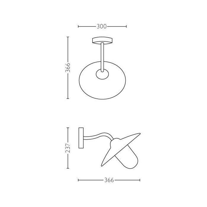 Applique da esterno - PHILIPS - Amaca - Nera