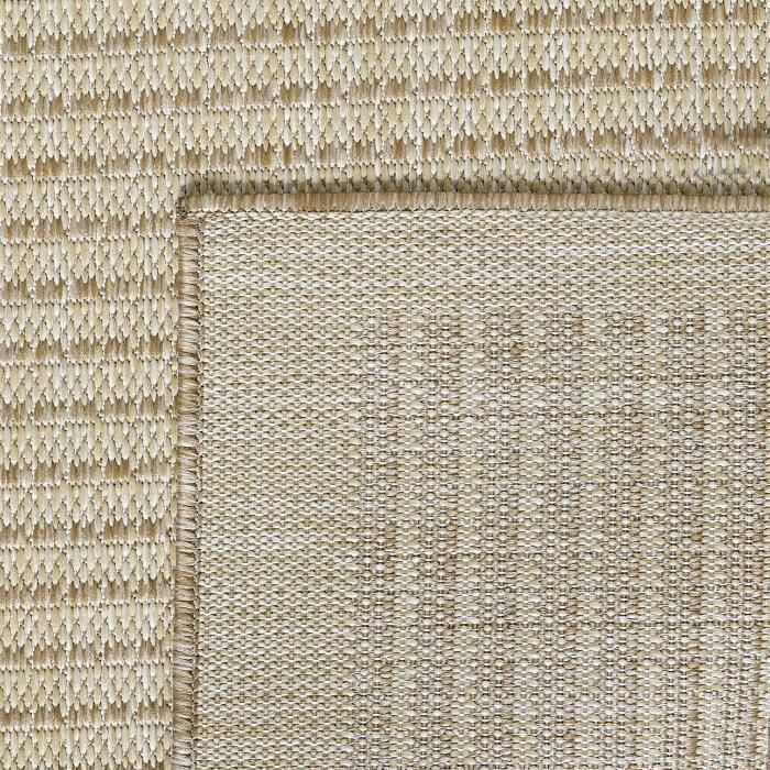Alfombra de cocina lisa, diseño resistente a la intemperie, lavable, disponible en varios tamaños y colores, 280 x 370 cm, color beige.