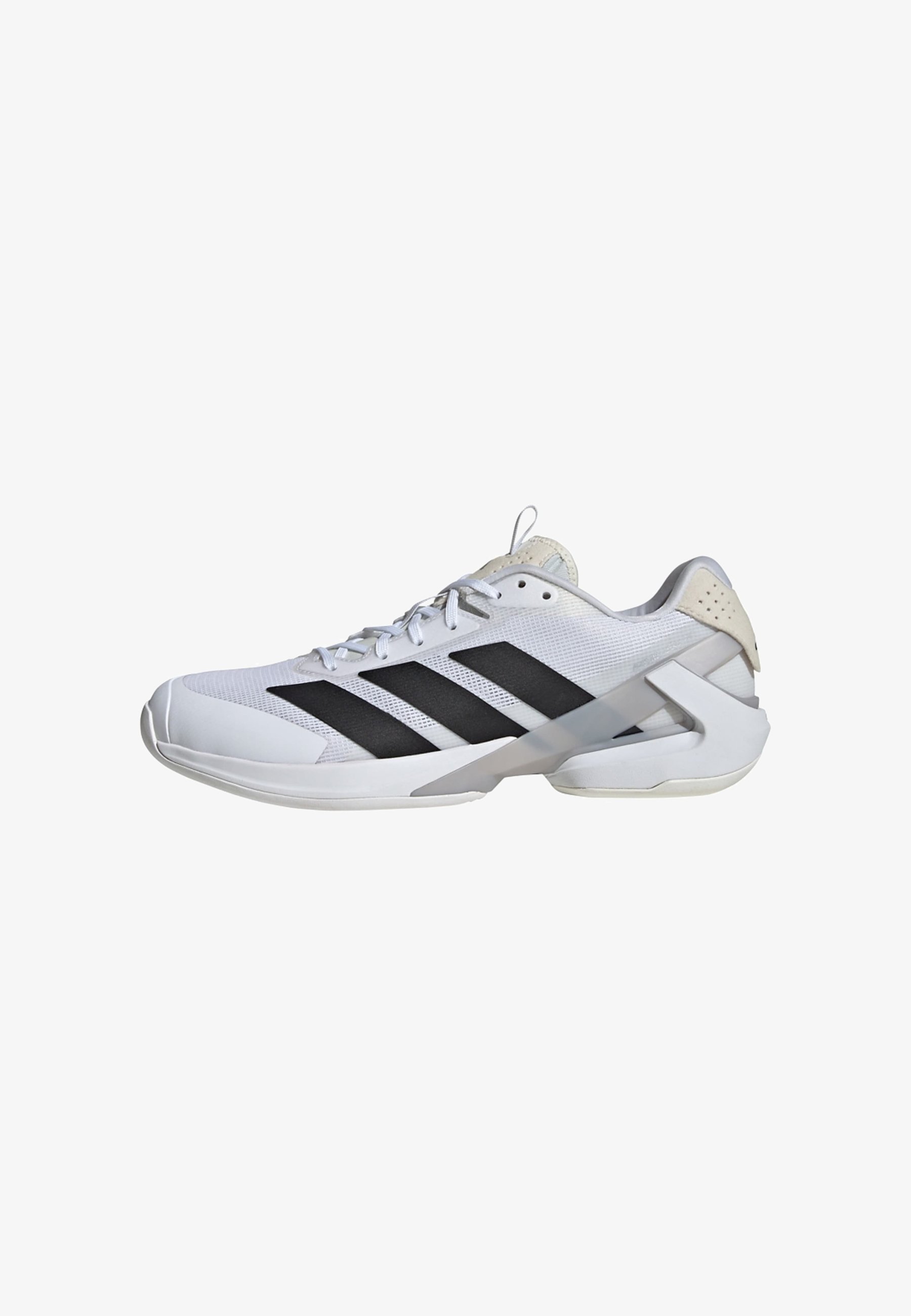 adidas Performance ADIZERO UBERSONIC 5 - Scarpe da tennis multi-campo - bianco nuvola, nucleo nero, argento metallizzato