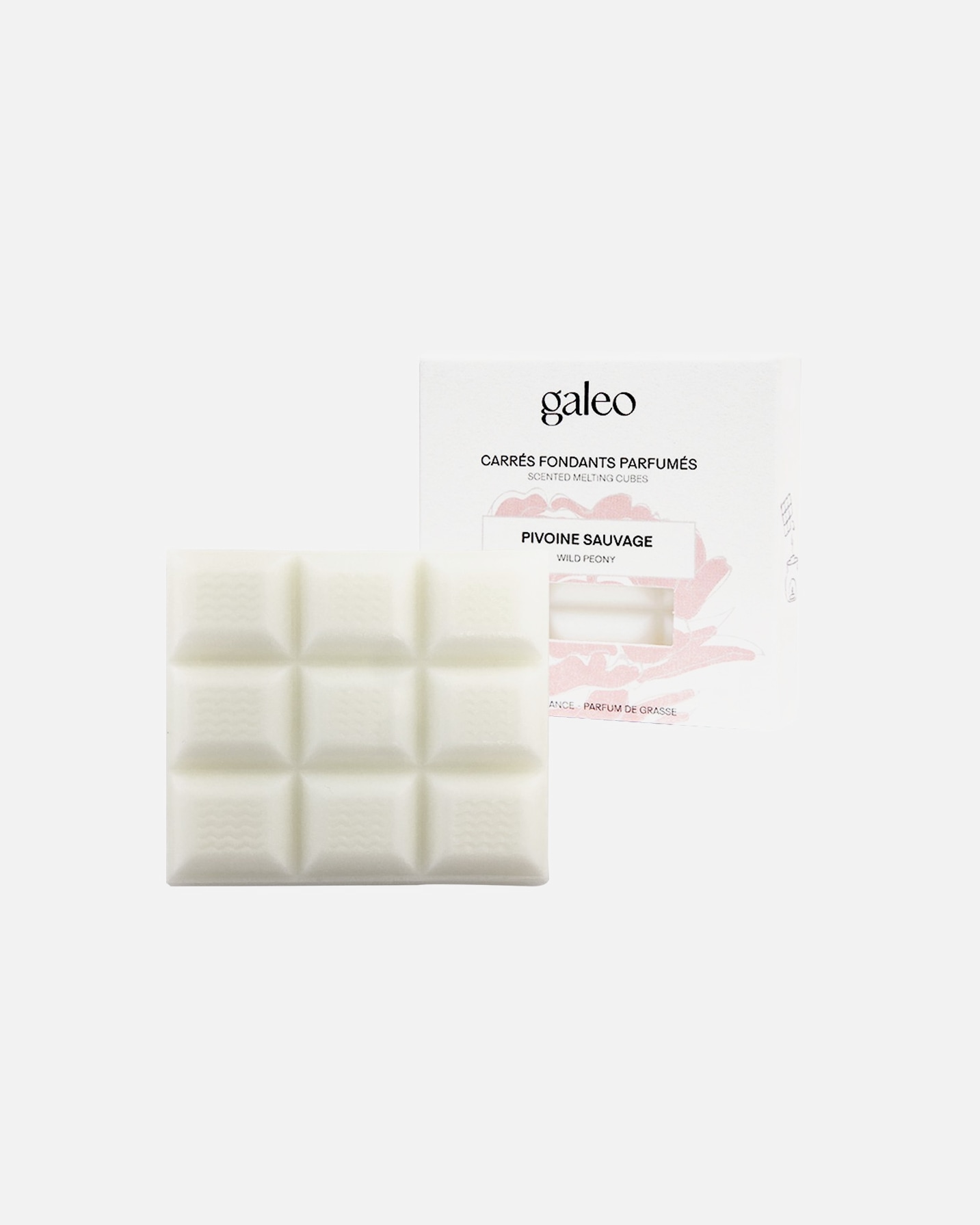 Galeo Carrés fondants parfumés pivoine sauvage