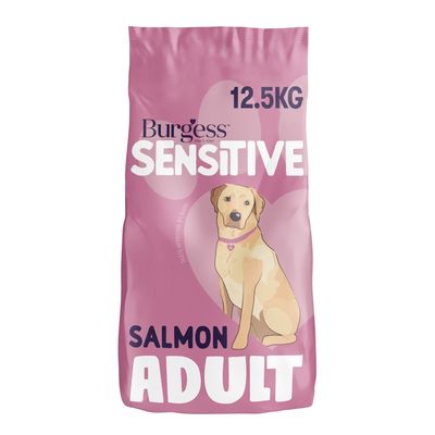 Burgess Sensitive Adult Dog -lohiruoka