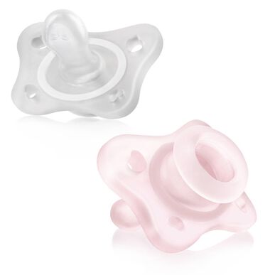 Chicco Mini Soft dudlík 0-2M 2 kusy 2 kusy