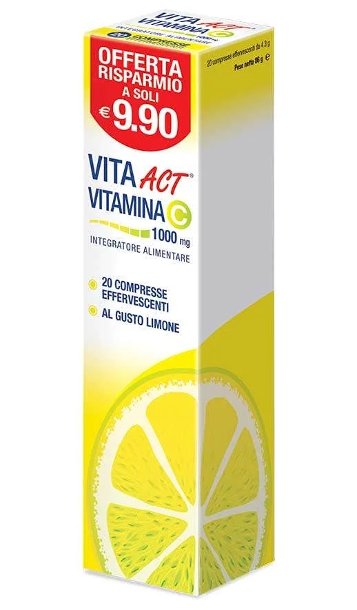 F&F Vitamine C Act 1000 20 bruistabletten, vitaminesupplement