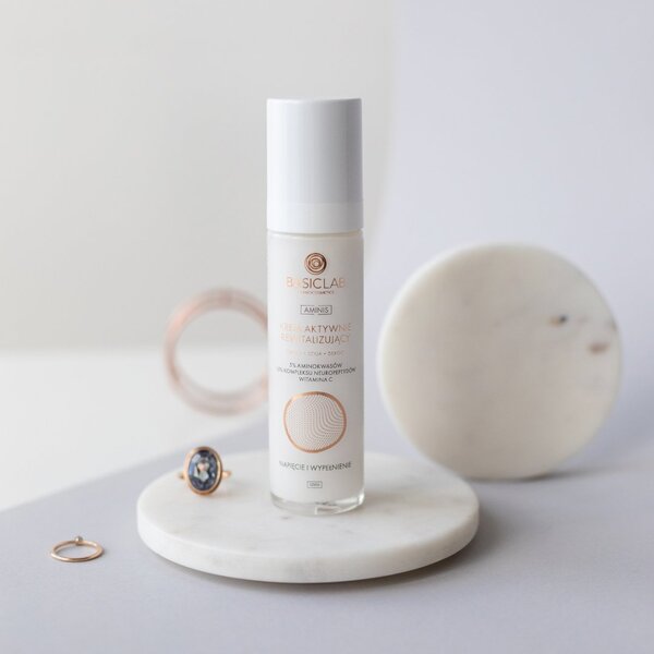 Crema de día revitalizante activa BasicLab Aminis 50 ml