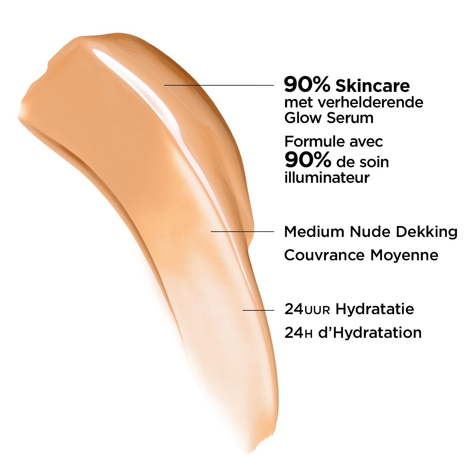 IT Cosmetics CC kremas „Your Skin But Better CC+ Nude Glow Medium Coverage“, tonuotas odos + švytėjimo suteikiantis serumas SPF 40 – 32 ml