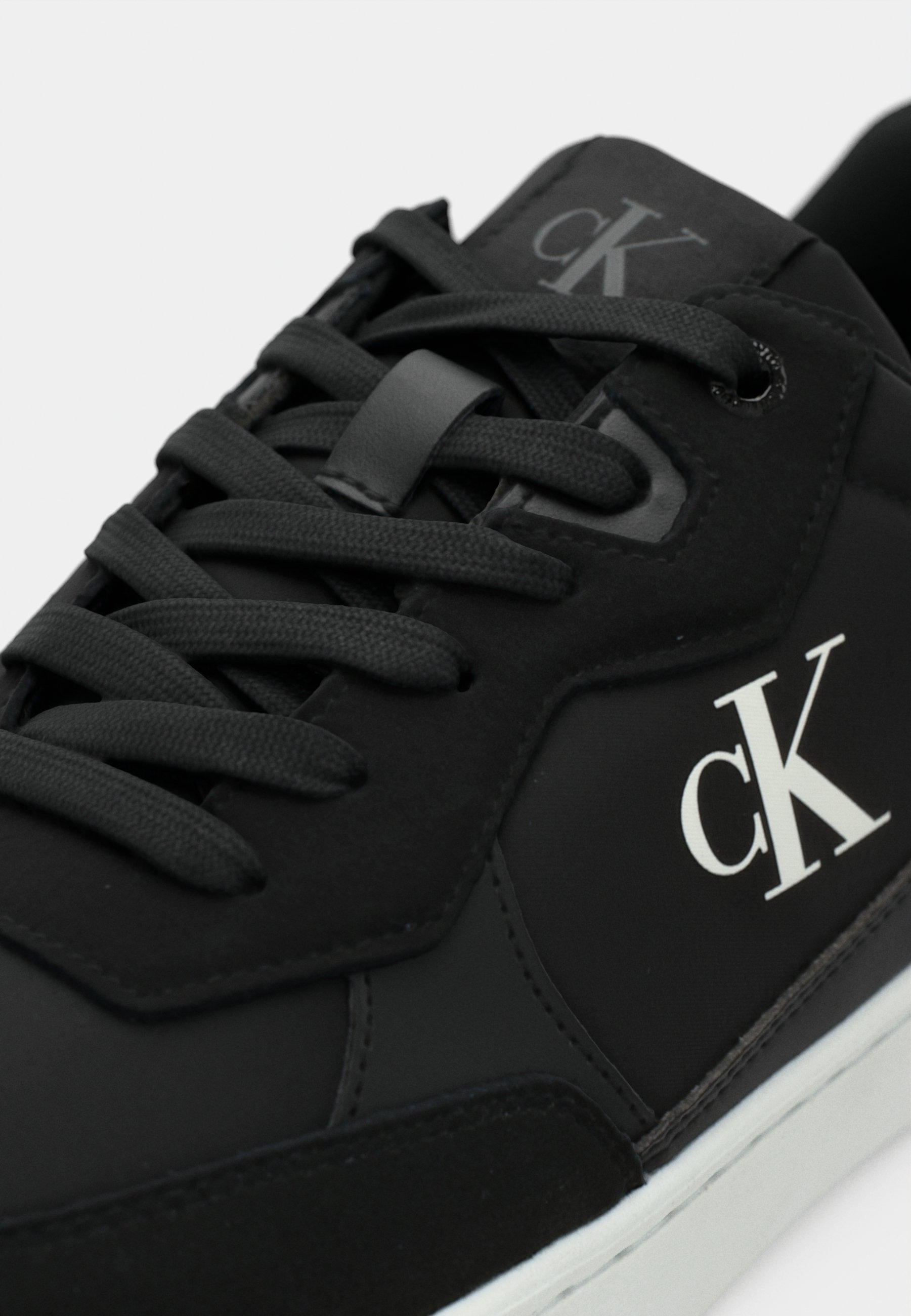 Calvin Klein Jeans CLASSIC CUPSOLE - Sneakers - zwart/wit jade/wild lime