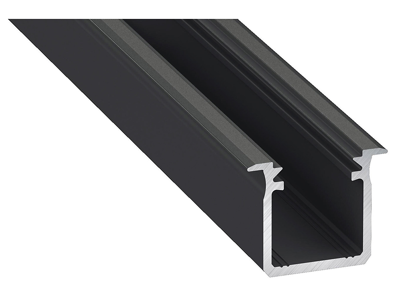 Profl aluminiowy typ G 1m klosz czarny