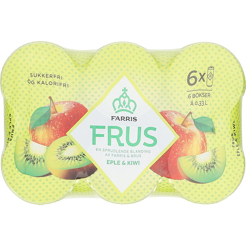 Farris Farris Diepvries 0,33 l doos 6-pack appel/kiwi