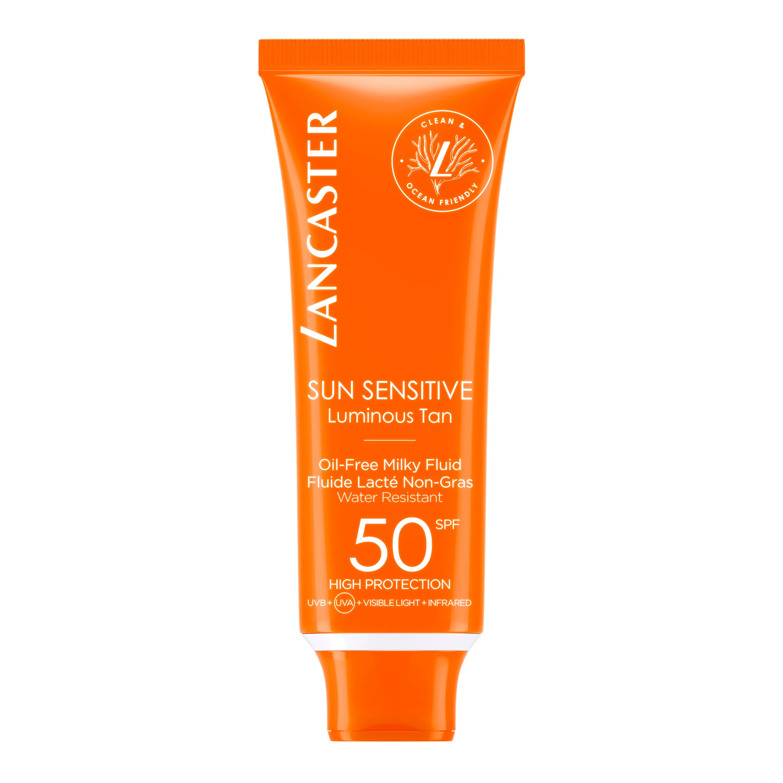 Sensitive skin Oil-Free Milky Fluid SPF50 - Solare viso alta prot.