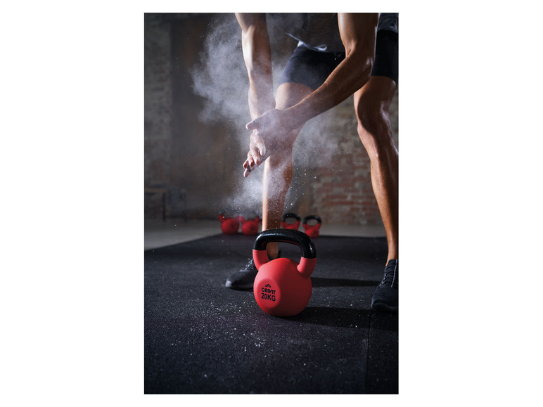 Kettlebell CRIVIT em ferro fundido, 20 kg