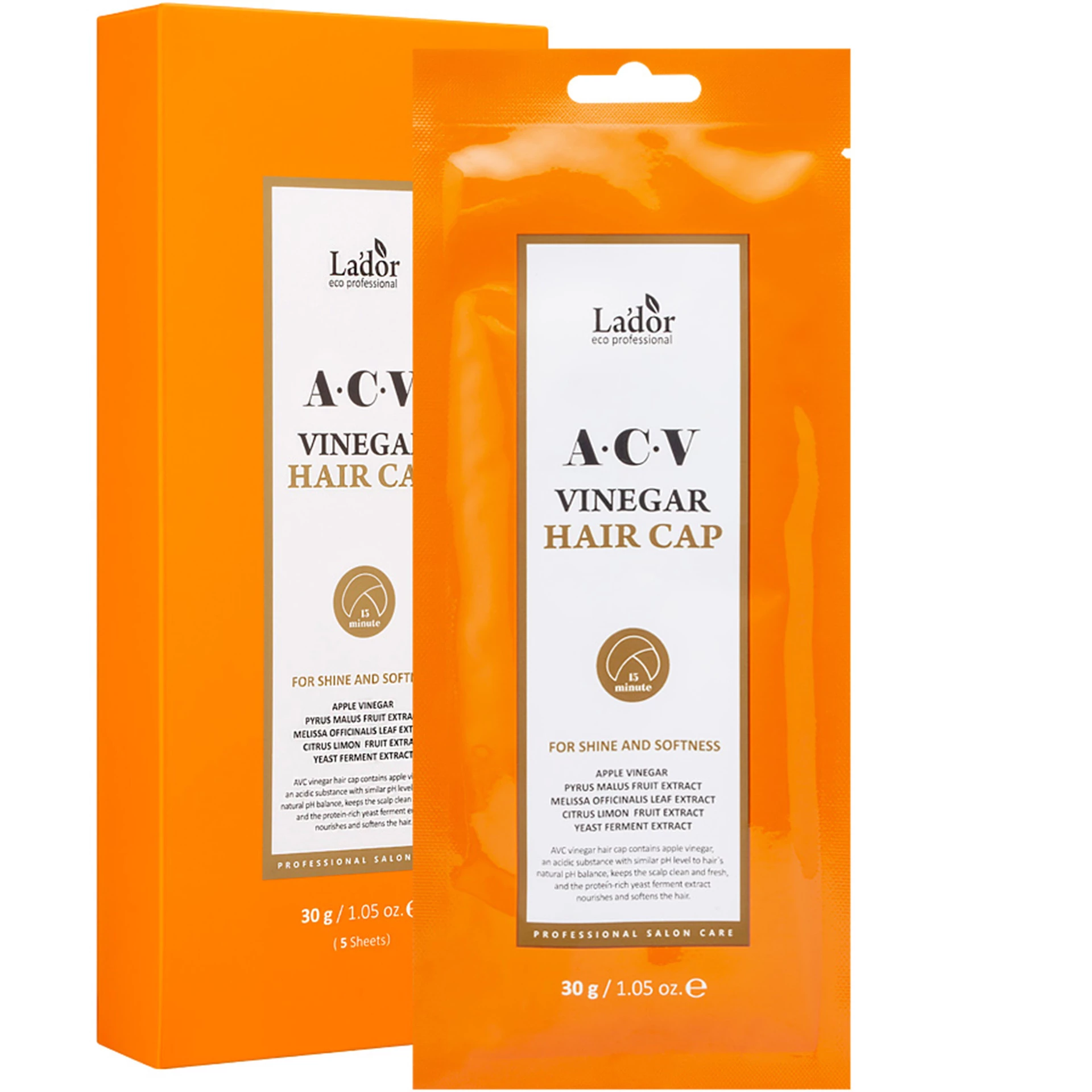 ACV Vinegar Hair Cap 5 buc - La'dor