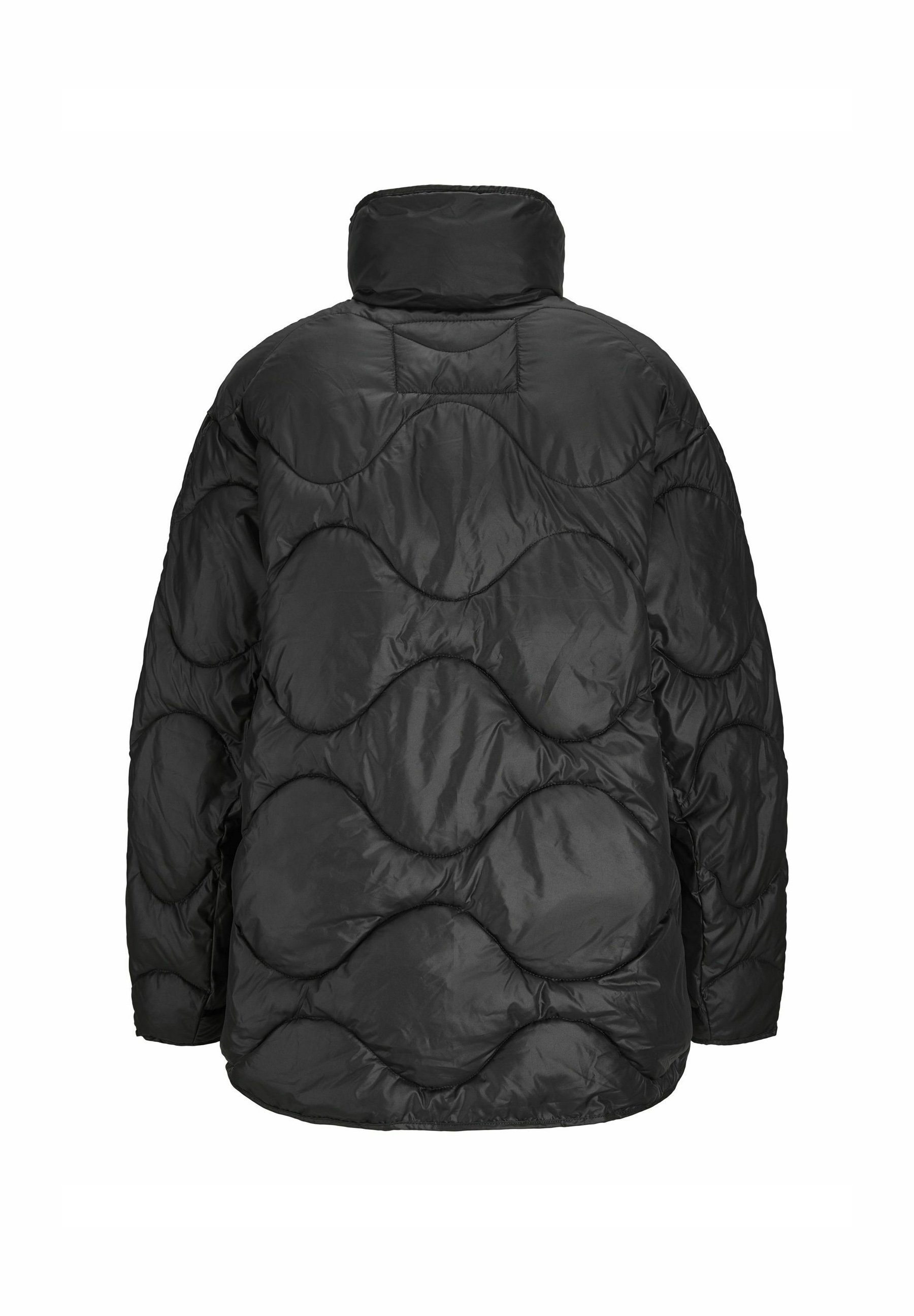 JJXX SHINY QUILTED OTW SN - Casaco de inverno - preto