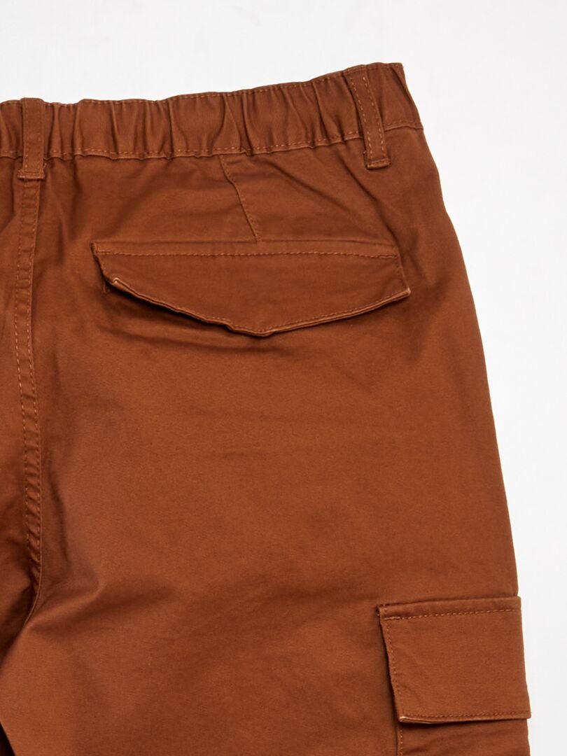 Calças Cargo - LARANJA