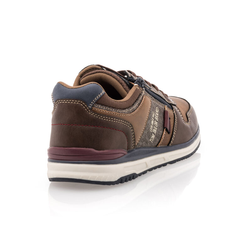 Zapatillas deportivas para hombre color marrón