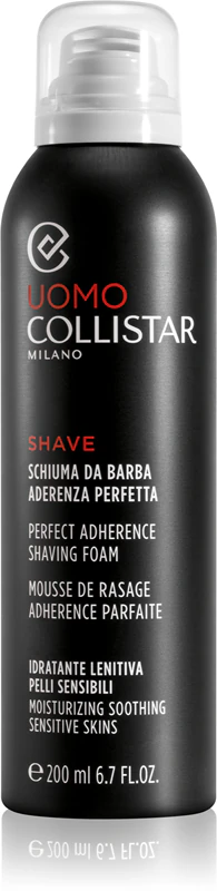 Espuma de barbear Collistar Uomo Perfect Adherence para pele sensível.