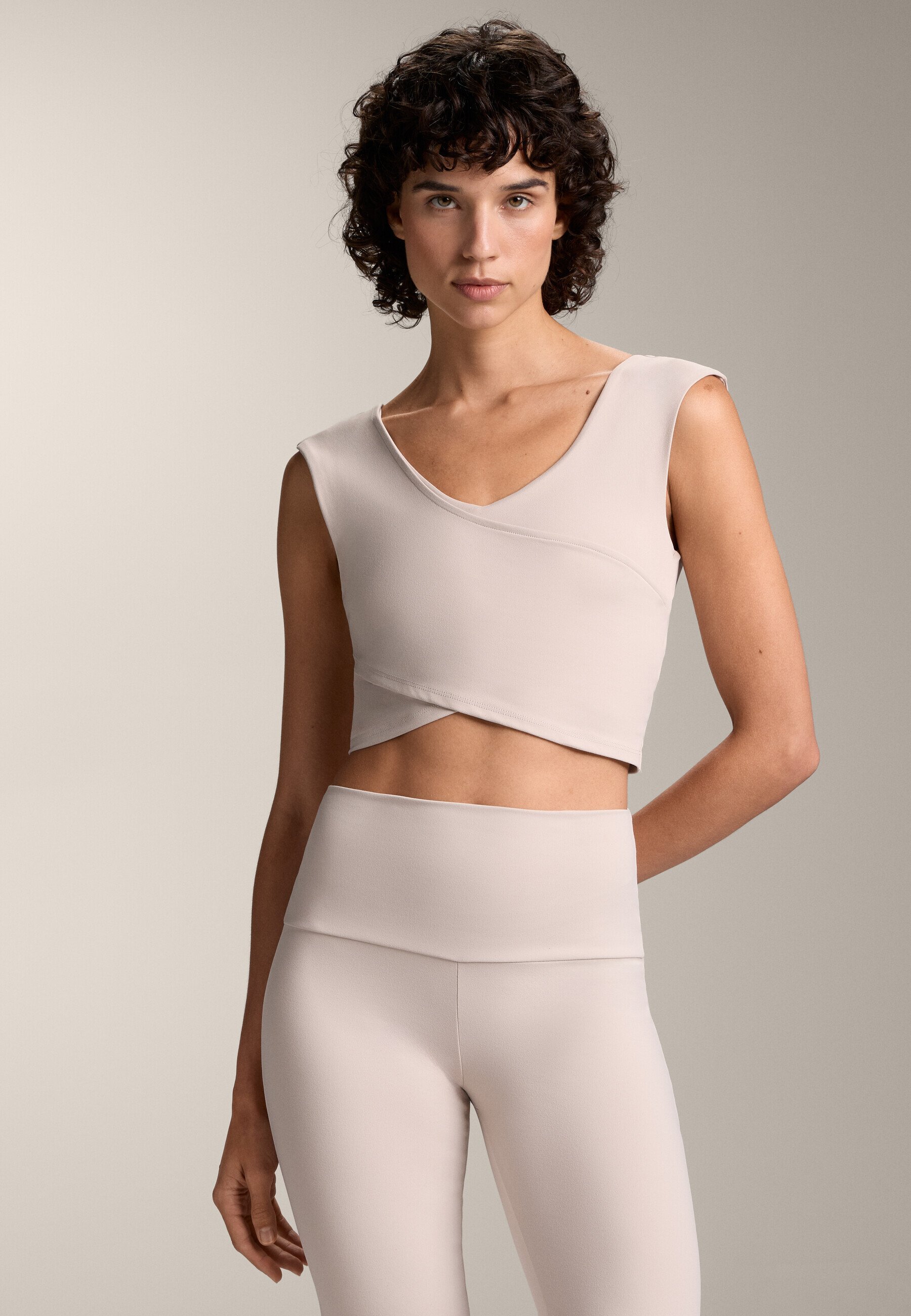 OYSHO COMFORTLUX CROSSOVER - Top - zand