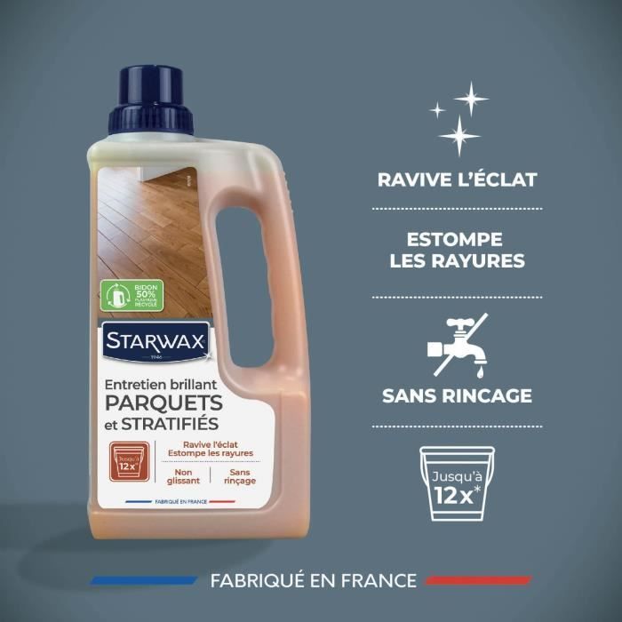 Entretien raviveur pour parquets vitrifiés 1 L