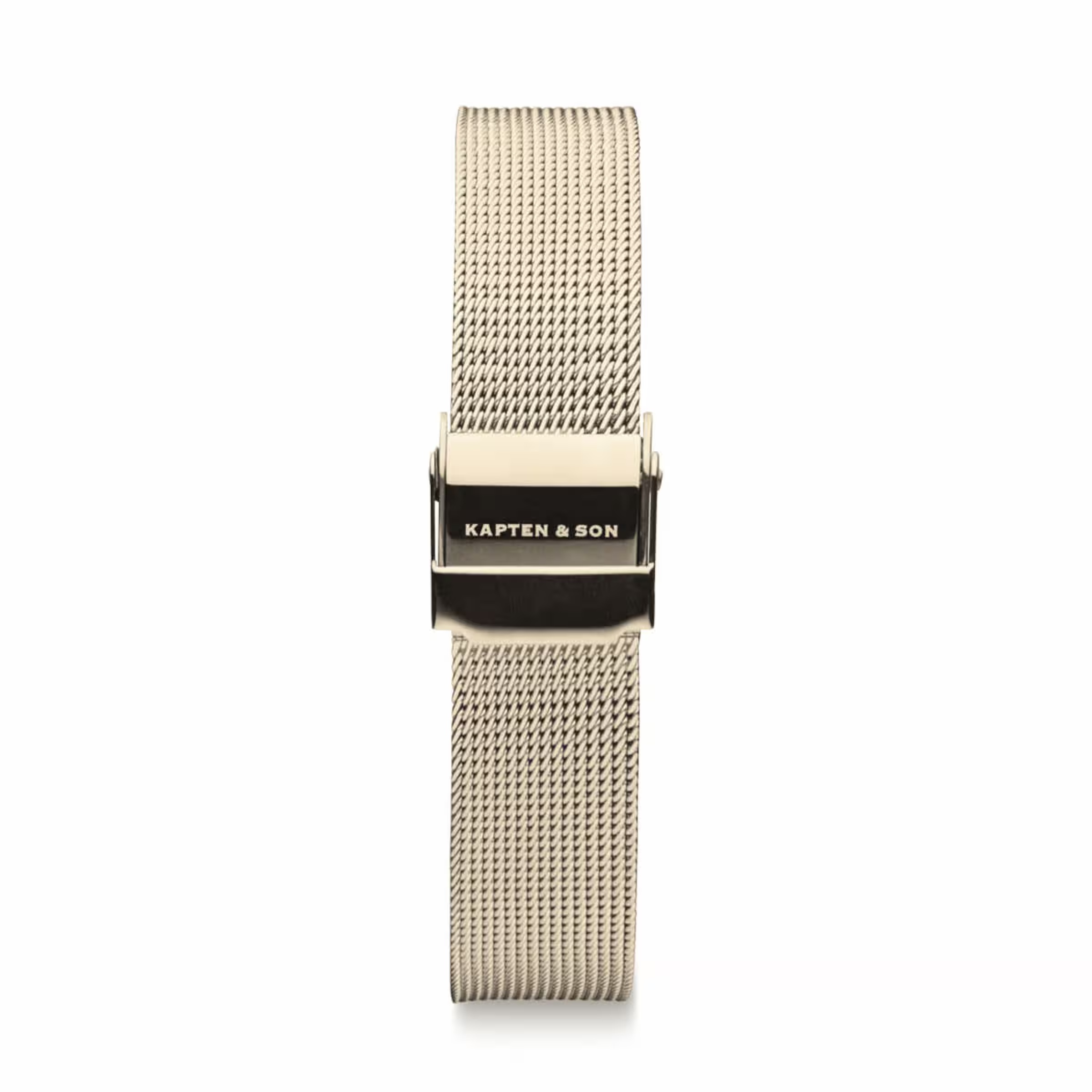Bracelet en maille or clair