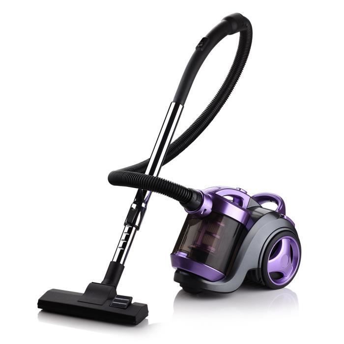 Aspiradora ciclónica sin bolsa de 1200 W - Capacidad de 3,0 L - Aspiradora ligera para alfombras y suelos duros