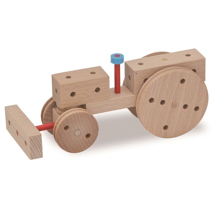 Matador Baukasten – 99-teilig – Massivholz – Unisex