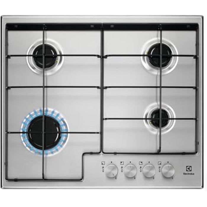 Electrolux EGS6424X Gas Cooker - Stainless Steel - 4 Burners - SecurGas Safety