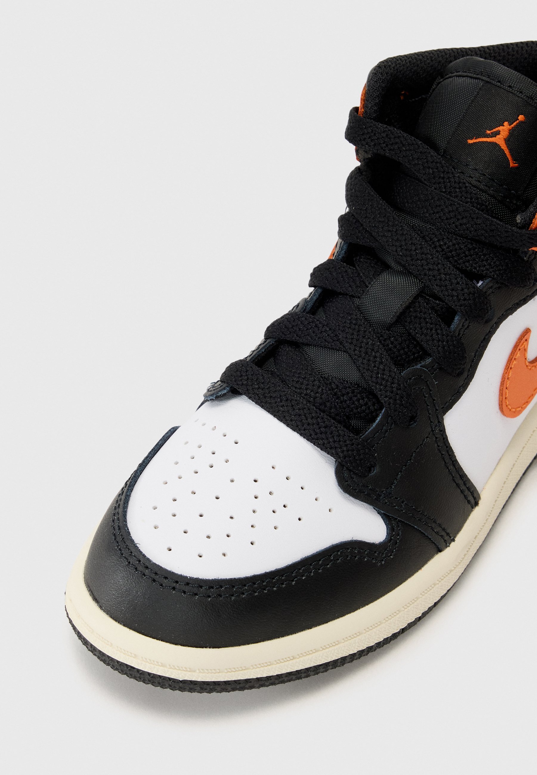 Jordan JORDAN 1 MID UNISEX - Hoge sneakers - oranje/wit