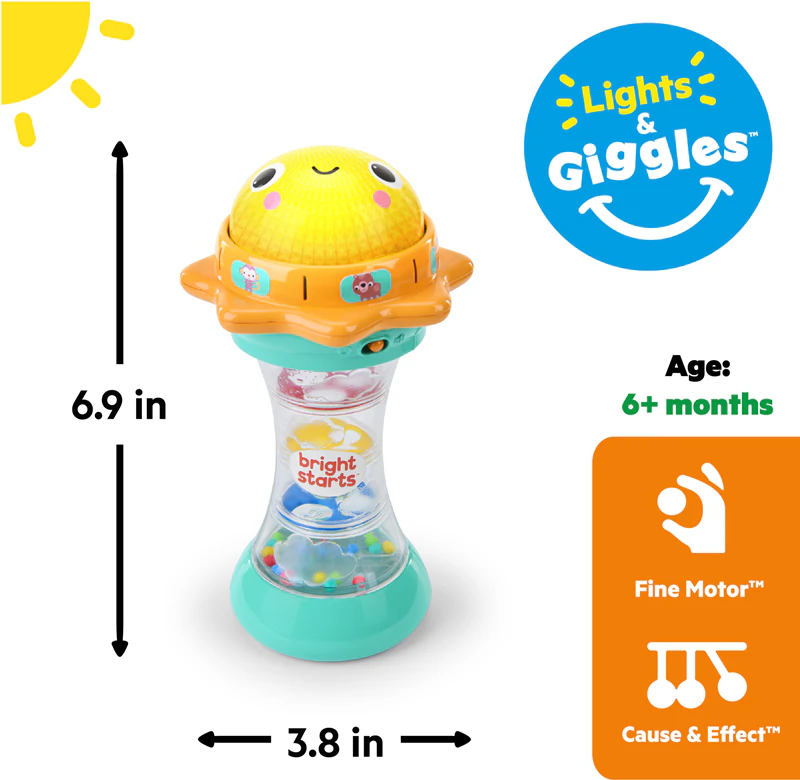 Bright Starts Just for Sun Elektronische rammelaar met melodie