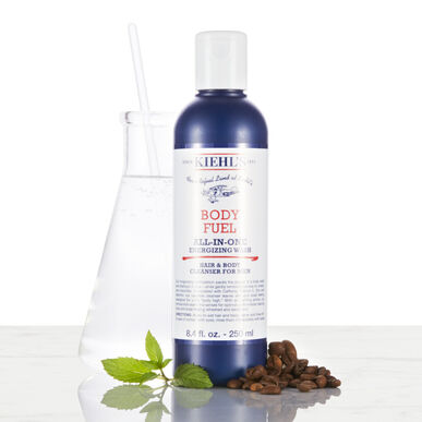 Kiehl's Body Fuel All-in-One Energizing Wash, Ανδρικό Αφρόλουτρο για Σώμα και Μαλλιά, 250 ml