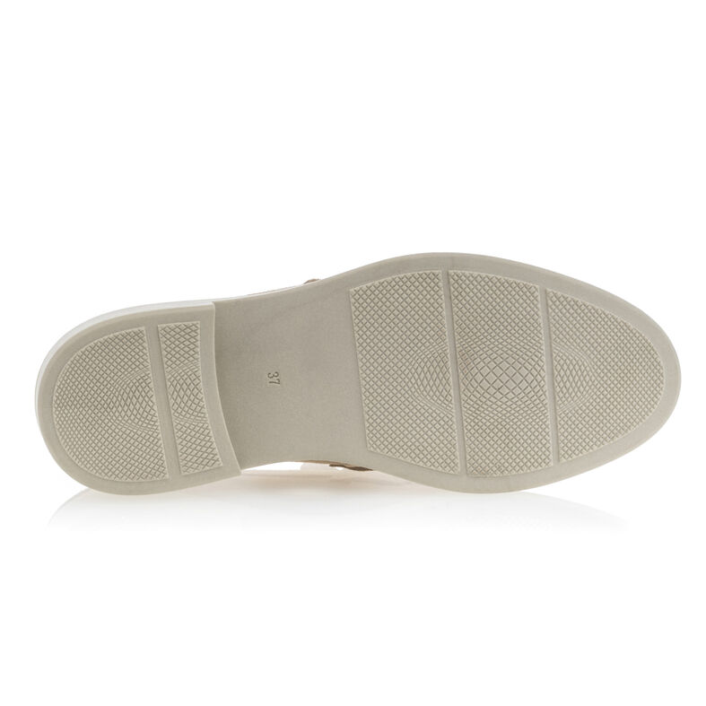 Mocassins / chaussures bateau Femme Beige
