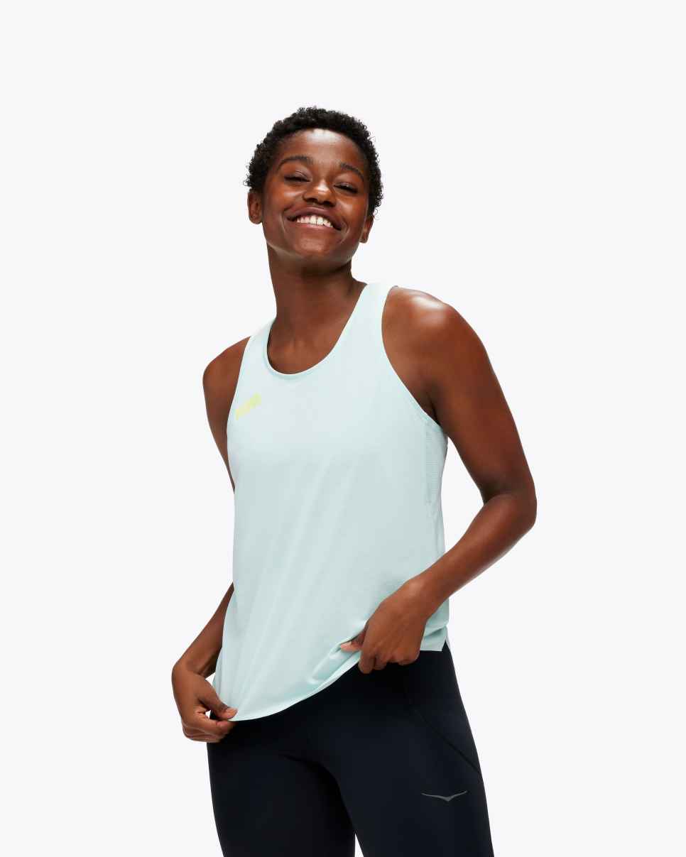 HOKA Singlet Sunlit Ocean