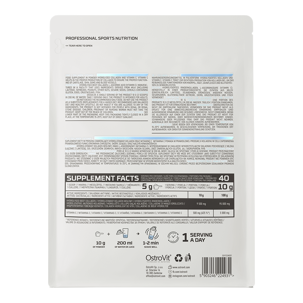 OstroVit Kollageeni + C-vitamiini