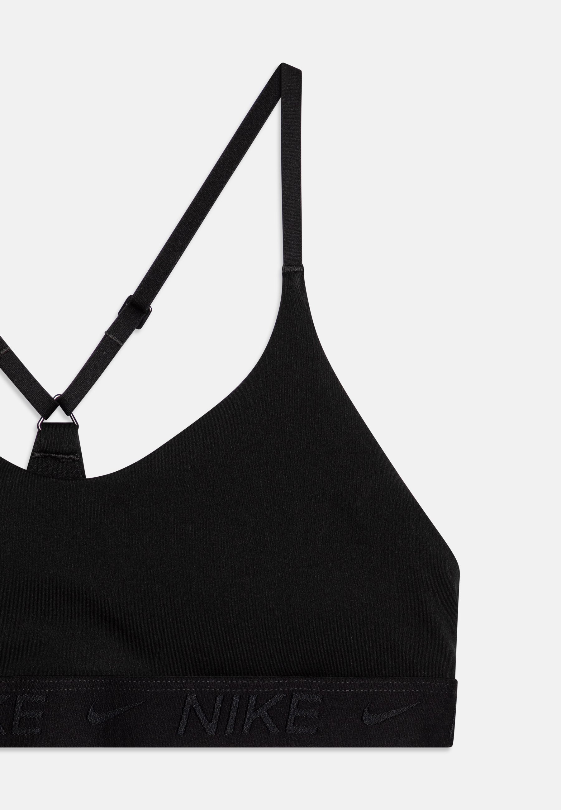 Nike Performance DF INDY BRA – Sport-BH – schwarz/weiß
