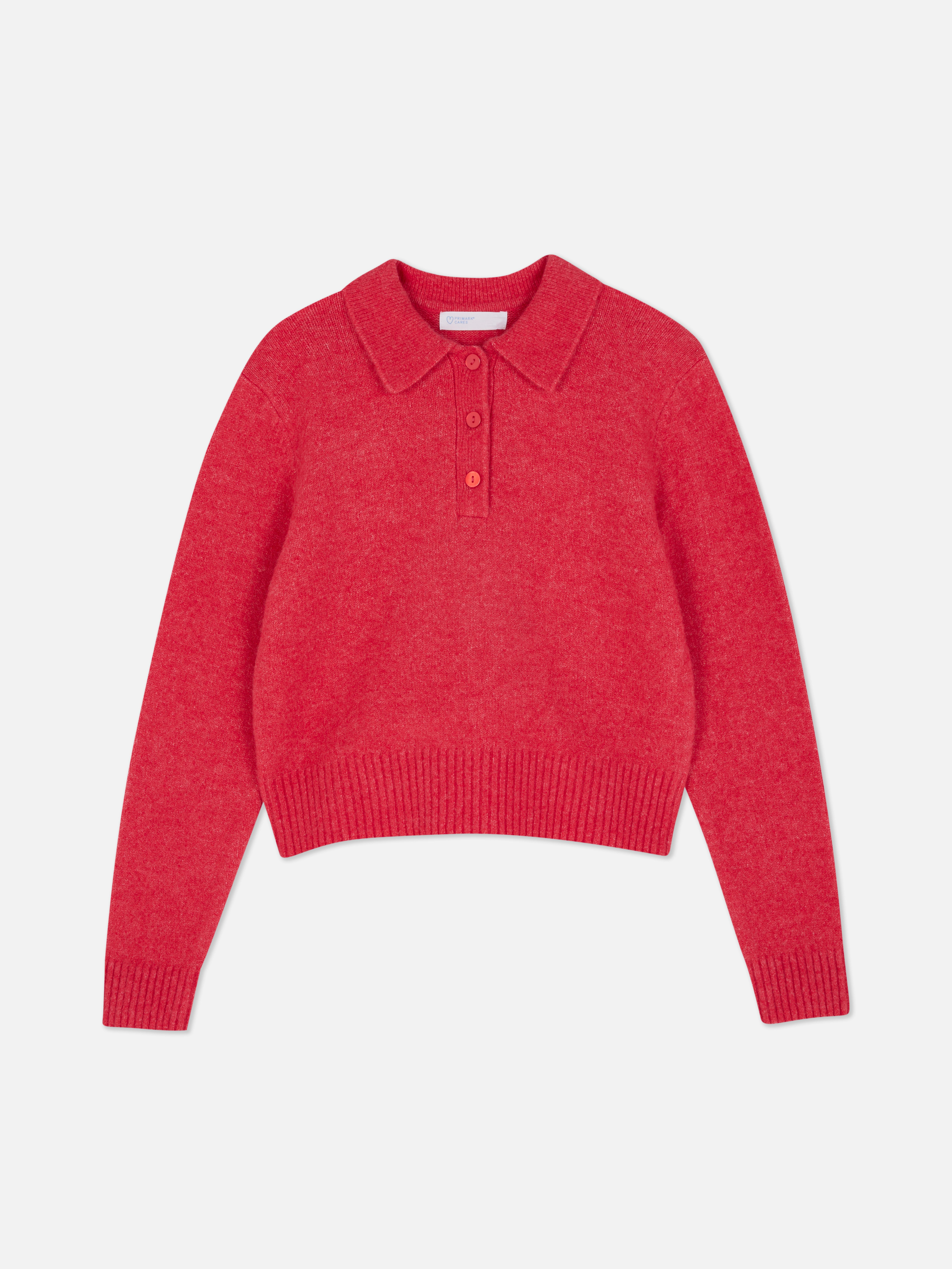 Neulepusero poolokauluksella Pehmeä neulepusero poolokauluksella ja nappilistalla mukavaan preppy-lookiin.